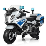 Motocicleta electrica pentru copii Autokids BMW de Politie 12V 45W (212) Gri