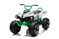 Black Friday - Reduceri si Promotii la ATV electric pentru copii cu 2 locuri TURBO FAST EDITION 360W 4x4 (S621) Alb