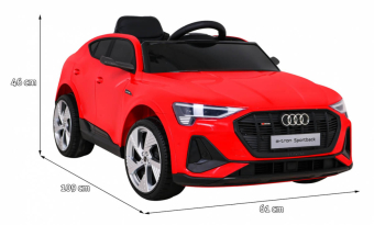 Masinuta electrica pentru copii Audi E-Tron Sportback 4x4  (6688) Rosu