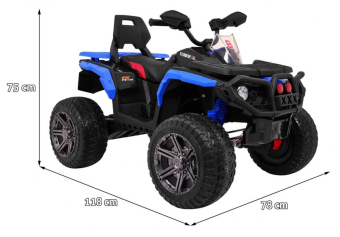 ATV electric pentru copii 4x4 12 volti (3588) Albastru