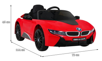 Masinuta electrica pentru copii BMW i8 LIFT (1001) Rosu