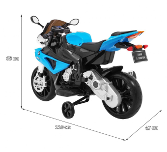 Motocicleta electrica pentru copii BMW S1000RR (JT528) Albastru