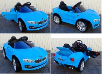 Masinuta electrica pentru copii Cabrio B11 (FL1088) Albastru