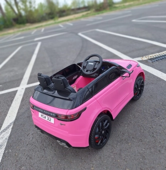 Masinuta electrica pentru copii Range Rover Velar FAST 12V 90W (2088) Roz