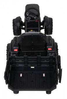 Tractor electric pentru copii cu remorca Titanium, roti EVA (0925) Negru