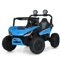 Black Friday - Reduceri si Promotii la UTV electric pentru copii cu 2 locuri Buggy Speedy 4x4 24V 350W (3558) Albastru