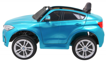 Masinuta electrica pentru copii BMW X6M (2199) Albastru metalizat
